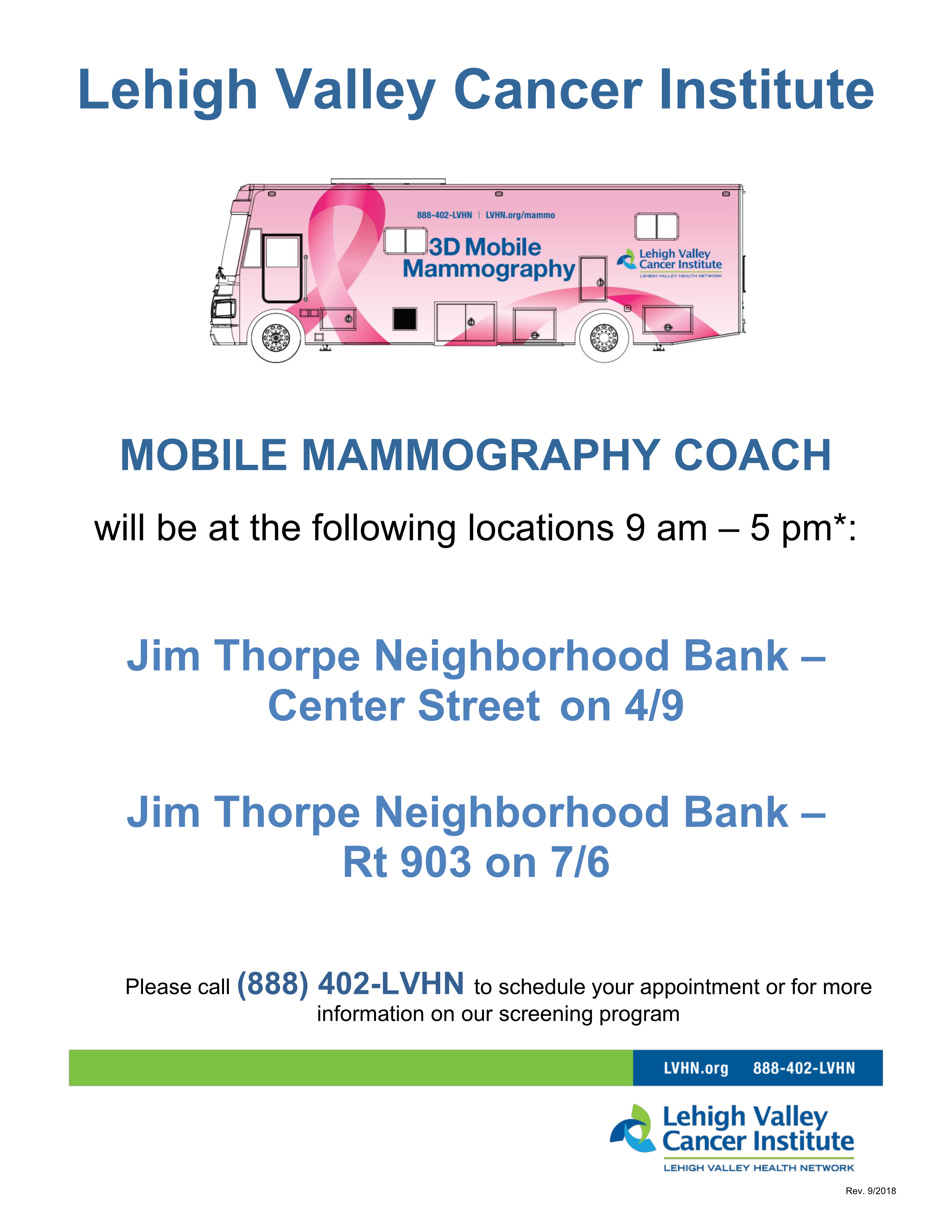 mobile mammography coach