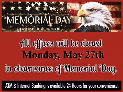 memorial day notice
